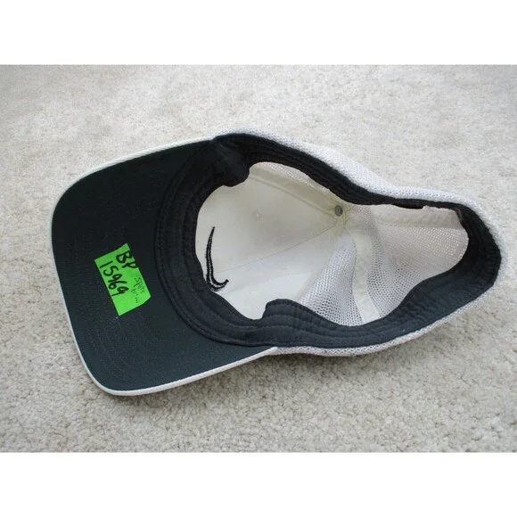 Nike Hat Cap Fitted One Size White Black Swoosh Athletic RZN VRS Vapor Golf Men* - Picture 9 of 10
